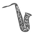 Saxophone label.