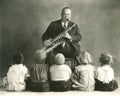 Saxophone lessons Royalty Free Stock Photo