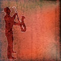 Saxophone Player Royalty Free Stock Photo