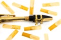 Saxophone Reed & Mouthpiece Royalty Free Stock Photo