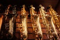 Saxophones in store 3 Royalty Free Stock Photo