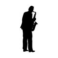 Saxophonist Silhouette