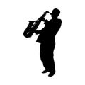 Saxophonist Silhouette
