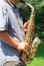 Saxphone Royalty Free Stock Photo