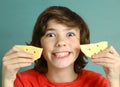 Say cheese smile preteen boy Royalty Free Stock Photo