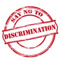 Say no to discrimination