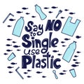 Say no to single use plastic.