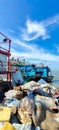 Muara Angke Port, North of Jakarta Royalty Free Stock Photo