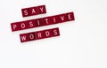 Say Positive Words, Horizontal