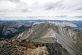 Sayan mountains ridge and rocks in Siberia.Russia.