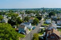 Sayreville NJ town aerial panoramic view is a small town Royalty Free Stock Photo