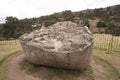 Saywite archaeological zone, a kind of stone plan or sketch made by Inca architects to control the hydraulic works Royalty Free Stock Photo