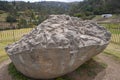 Saywite archaeological zone, a kind of stone plan or sketch made by Inca architects to control the hydraulic works Royalty Free Stock Photo