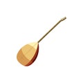 Saz traditional turkish music instrument icon