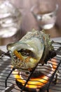 Sazae no tsuboyaki, grilled horned turban shell