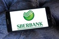 Sberbank of Russia logo Royalty Free Stock Photo