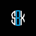 SBX letter logo abstract creative design. Royalty Free Stock Photo