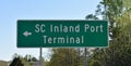 SC Inland Port Terminal Sign