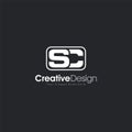 SC Logo Letter Initial SC abstract Logo Template Design Vector, Emblem, Design Concept, Creative Symbol design vector element for