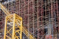 Scaffold Structure At Construction Site Royalty Free Stock Photo