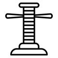 Scaffold thread icon, outline style