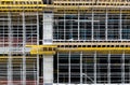Scaffolding on construction site Royalty Free Stock Photo