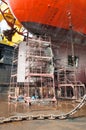 Scaffolding at the Drill Ship