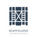 scaffolding icon in trendy design style. scaffolding icon isolated on white background. scaffolding vector icon simple and modern