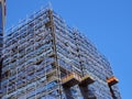 Scaffolding on New Construction Site, Sydney, Australia Royalty Free Stock Photo