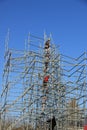 Scaffolding workers Royalty Free Stock Photo