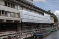 Scaffolds At The DNB Bank Building At Amsterdam The Netherlands 14-7-2022