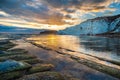 The Scala dei Turchi or Stair of the Turks, white rocky cliff in Sicily, Italy