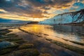 The Scala dei Turchi or Stair of the Turks, white rocky cliff in Sicily, Italy