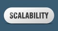 scalability button. scalability sign. key. push button. Royalty Free Stock Photo