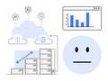 Scalable Cloud Storage and Data Analytics with Minimalist Expressions Royalty Free Stock Photo