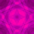 Scalding triangular strokes of intersecting sharp lines with pink triangles and a star