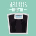 Scale balance wellness lifestyle