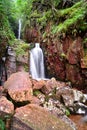 Scale Force waterfalls of Lake District Royalty Free Stock Photo
