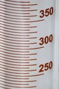 Scale graduated cylinder Royalty Free Stock Photo