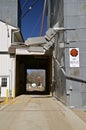 Scale on a grain elevator