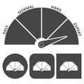 Scale icon expert - vector icons set