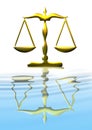 Scale of Justice Royalty Free Stock Photo
