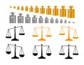 Scale of Justice, scales and weights sets, Vector esp10 calibration weights,