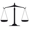 Scale of Justice Royalty Free Stock Photo