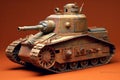 scale model of a german tank from WWII Generative AI