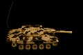 Scale model of a german tank Royalty Free Stock Photo