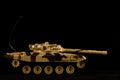 Scale model of a german tank Royalty Free Stock Photo