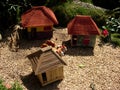 Scale model houses