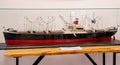 Scale Model Of Ship In Maritime Museum Display Royalty Free Stock Photo