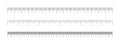 Scale of ruler set. Horizontal measuring chart with centimeters and millimeters markup. Distance, height or length